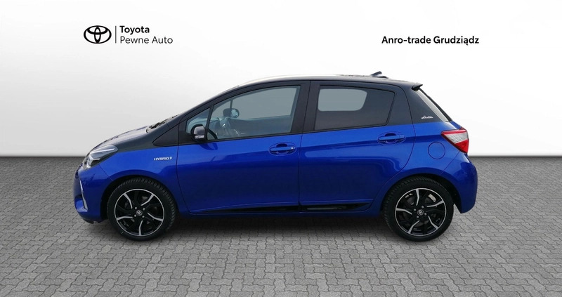 Toyota Yaris cena 67900 przebieg: 82231, rok produkcji 2017 z Grudziądz małe 232
